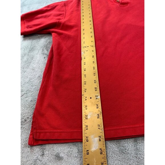 Vintage Georgia Bulldogs Polo Shirt Men XL Red NCAA Football B Resort Golf Coach - Picture 6 of 10